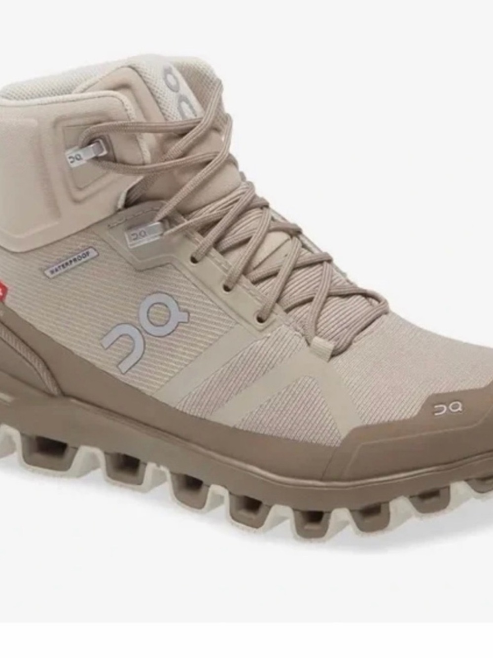 On Running Waterproof women’s Cloudrock Waterproof Boot - Sand/Beige